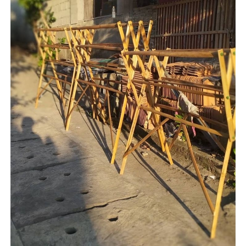 jemuran bambu lipat 01