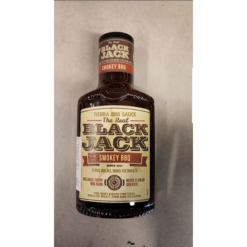 

remia smokey bbq black jack sauce 450ml