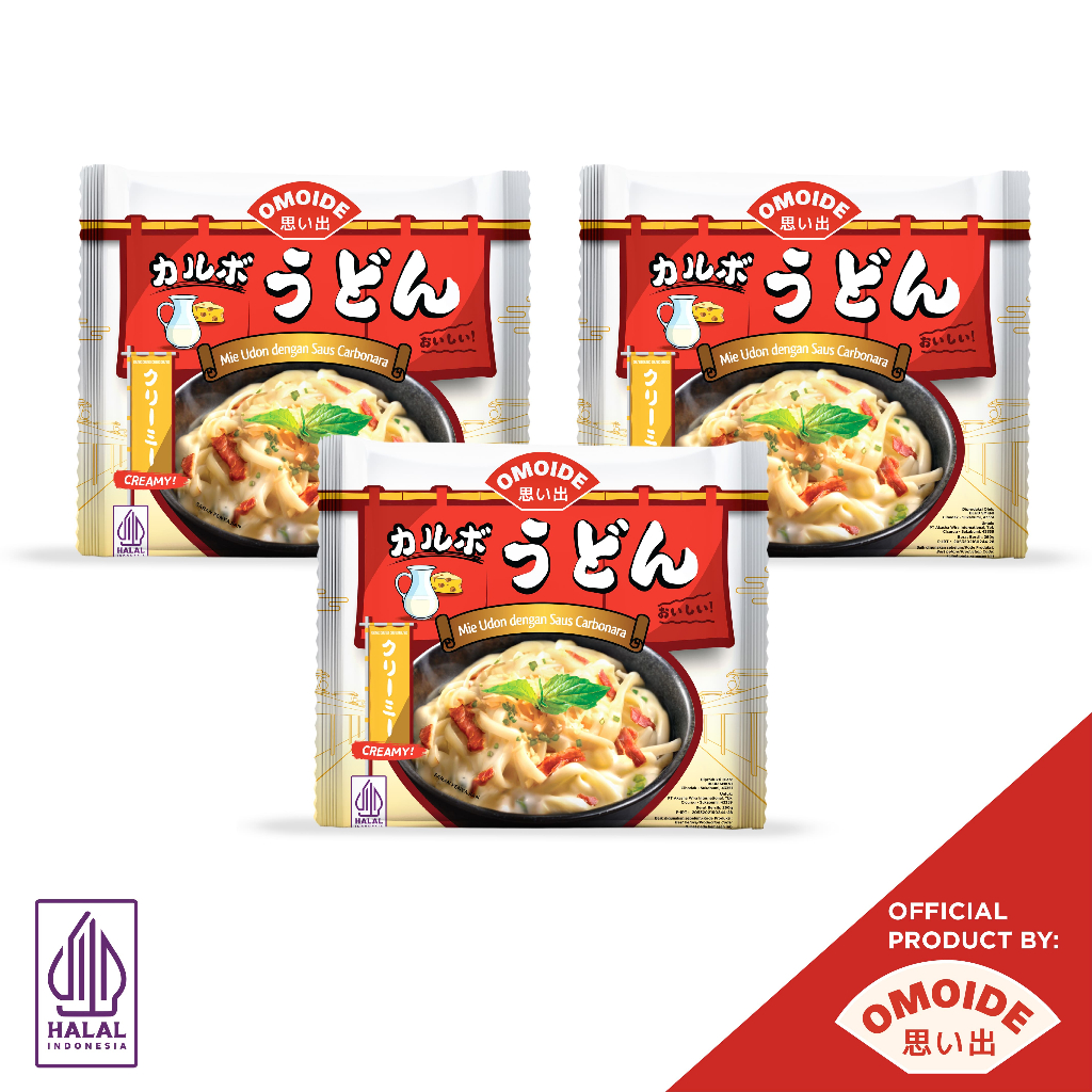 

Omoide Paket Isi 3 - Carbonara Udon 260 gr