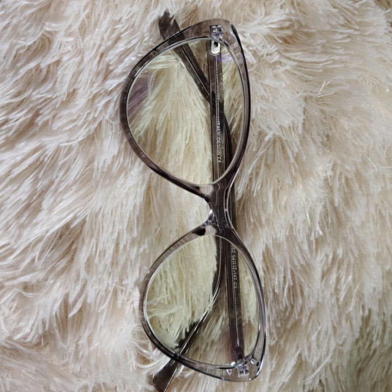 Kacamata Cat Eye Lensa Blue Chromic