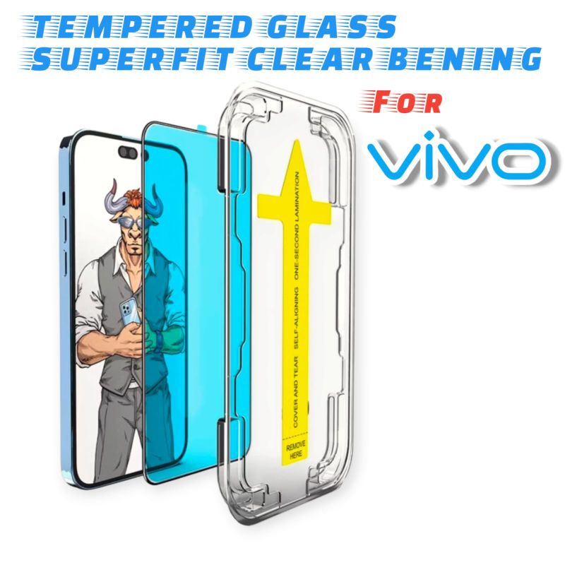 Tempered Glass Superfit Clear Bening Vivo Y5s Y22 Y22s Y27 Y27s Y28 Y28s Y30 Y30i Y31 2020 Y31s Y32 