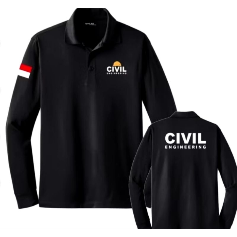 kaos bordir civil engineering Kaos CIVIL ENGINEERING baju CIVIL ENGINEERING seragam civil engineerin