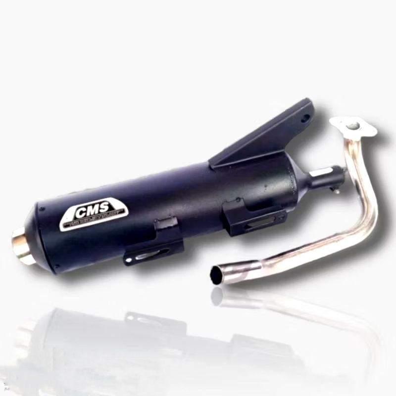 Knalpot Standar Racing Ujung Croom Bass Adem All Matick Beat fi Beat karbu Vario 125/150 Mio smile/s