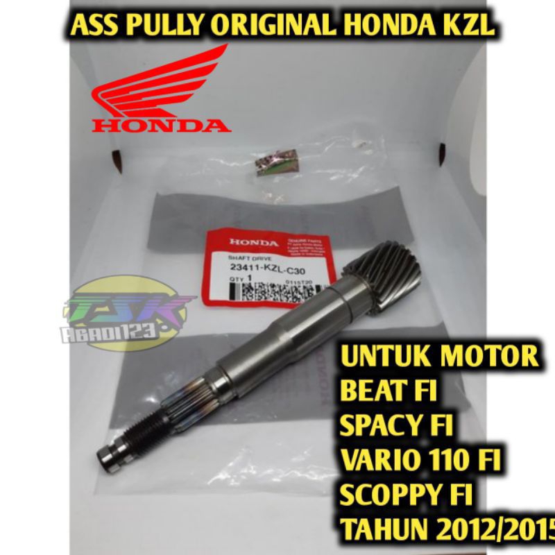 AS PULLY BEAT FI  BEAT ESP, BEAT STRET SCOPY FI, SCOOPY ESP, SPACY FI, VARIO 110 FI TAHUN 2012/2019 