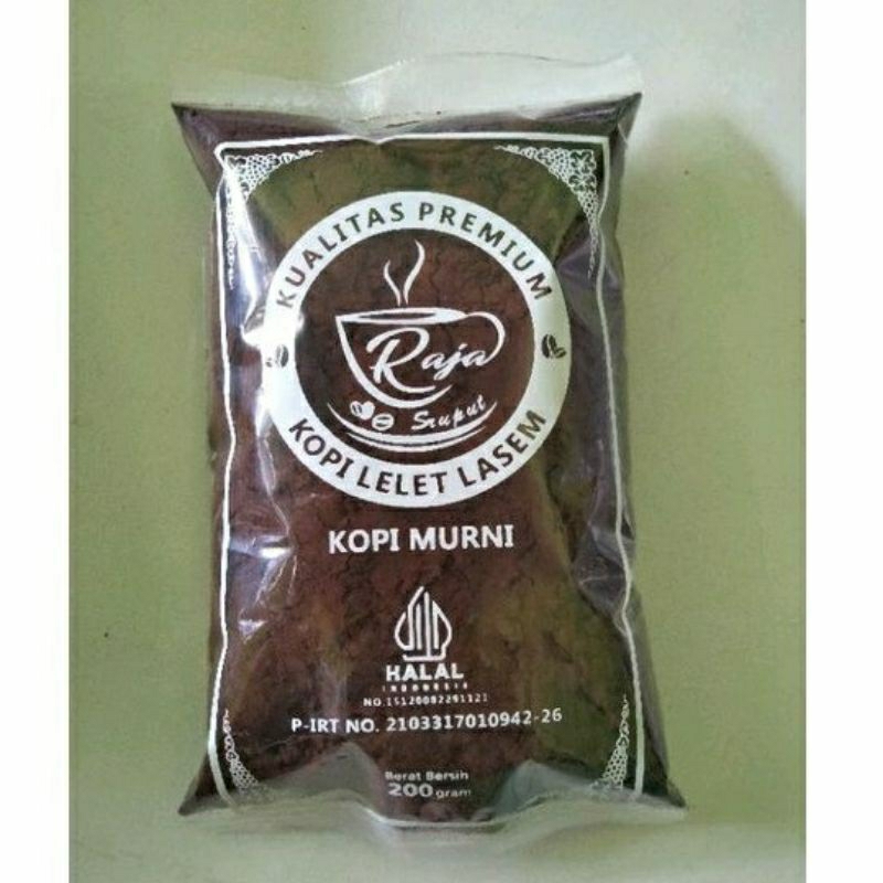 

KOPI LELET LASEM RAJA SRUPUT 200 GR