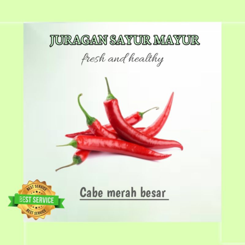 { 500 GRAM } Cabe merah besar fresh cabe merah gede segar