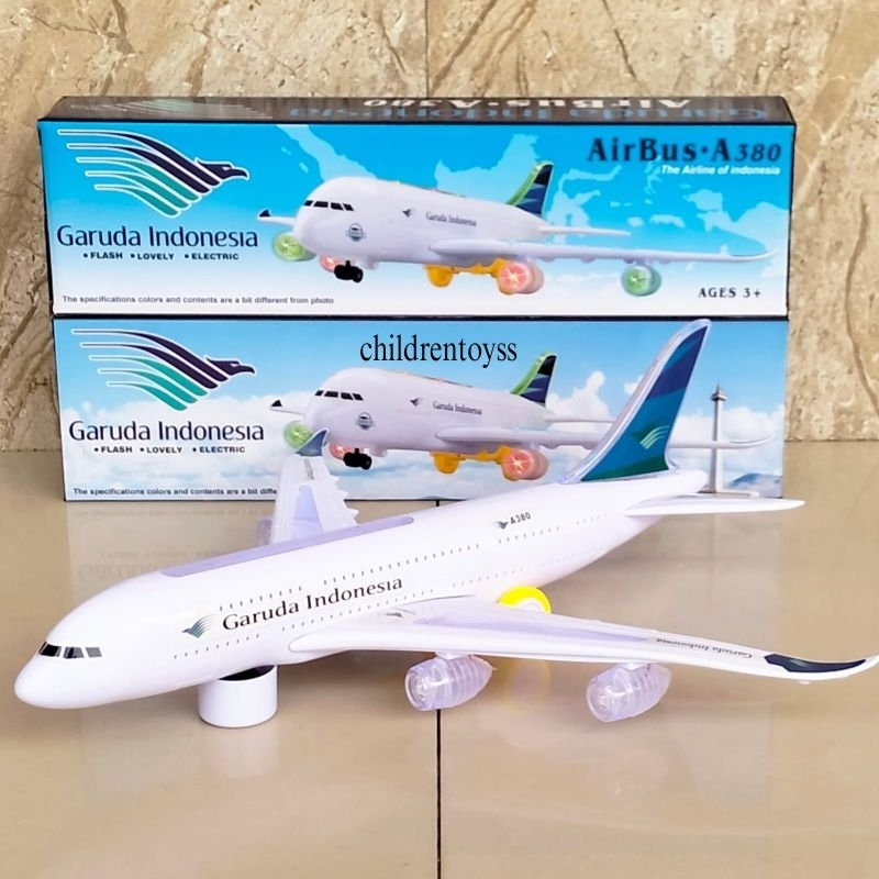 Mainan Pesawat Batrei A380 Besar / Mainan Pesawat Airbus A380 Jumbo