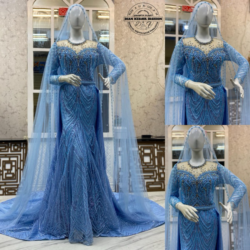 Gaun Pengantin / Gaun Pengantin Slim Dress / Gaun Pengantin Modern / Slim Dress Pengantin.