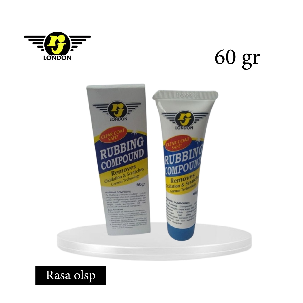 RUBBING COMPOUND 60 gram RJ LONDON kompon