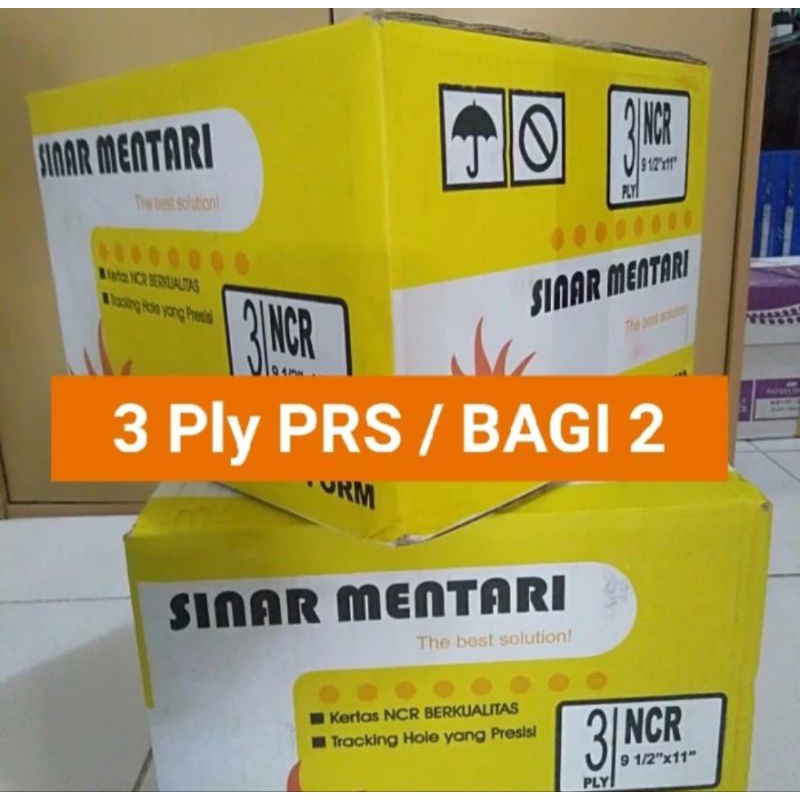 

Continuous form SINAR MENTARI 9,5"x11" 3ply PRS