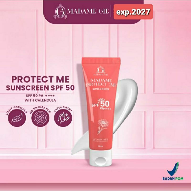 [ PROMO CUCI GUDANG ] Sunscreen SPF50 PA++++ dan SPF30 PA+++ Sunblock protection | madame Gie | Uv p