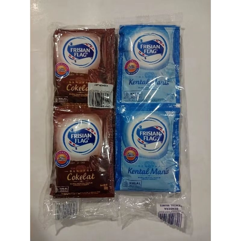 

Susu bendera sachet / susu kental manis Frisian flag renteng