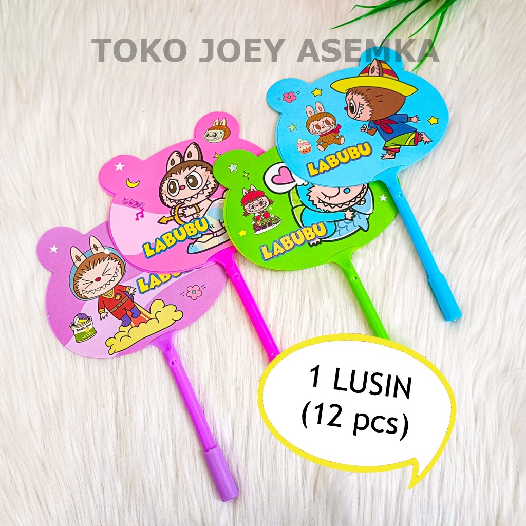 

(12 PCS) PULPEN KIPAS LABUBU PEN FAN BOLPEN PENA THE MONSTER LISA BLACKPINK SOUVENIR SUVERNIR