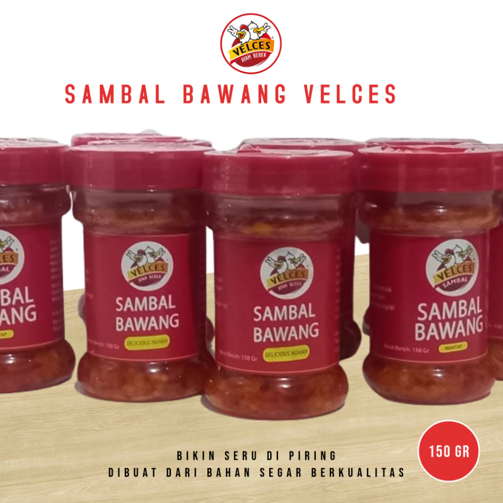 

Sambal Bawang Velces 150 gr