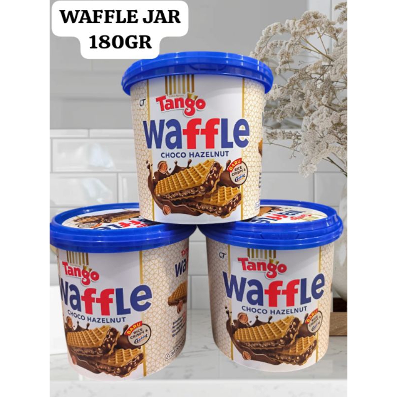 

TANGGO WAFFLE JAR 180GR EXP 2026 / WAFER TANGGO WAFFLE / TANGO WAFFLE TIMBA