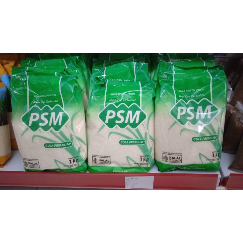 

Gula Pasir PSM / Gula Kristal Putih / Gula Premium 1kg