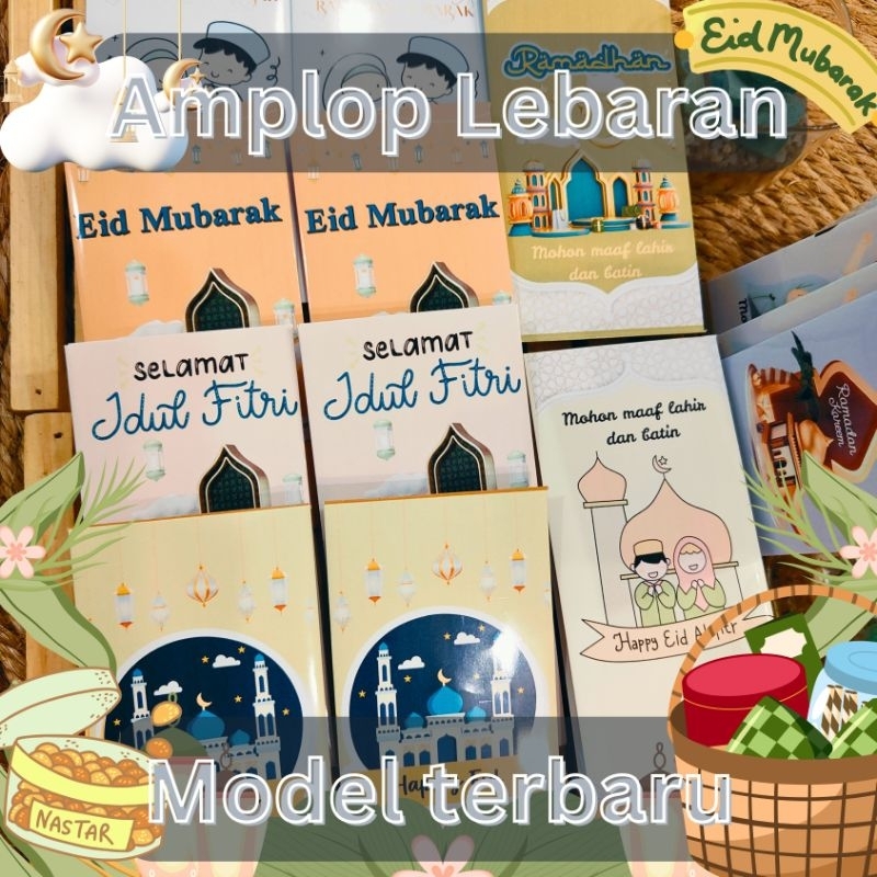 

(isi 2 mix motif) Amplop Lebaran idul Fitri terbaru