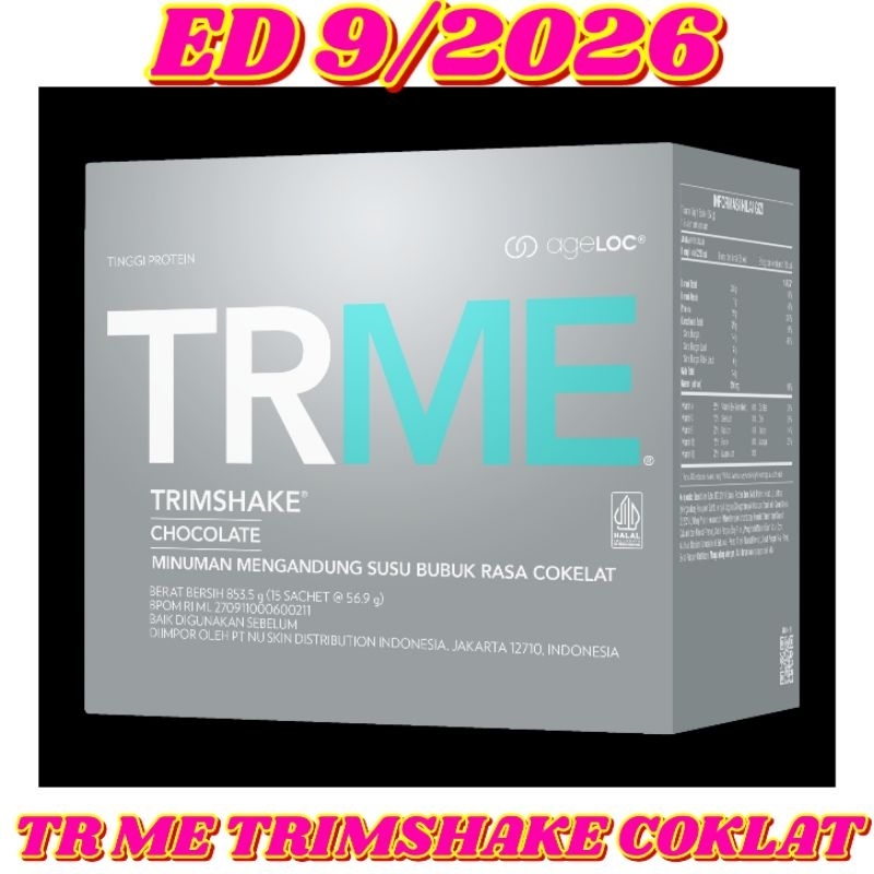 

READY 1 BOX TR ME TRIMSHAKEe COKLAT ED 9/2026