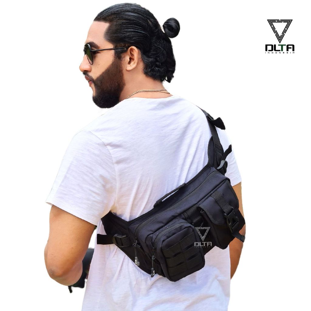 DLTA Prestige Tas Selempang Tactical Pria Original