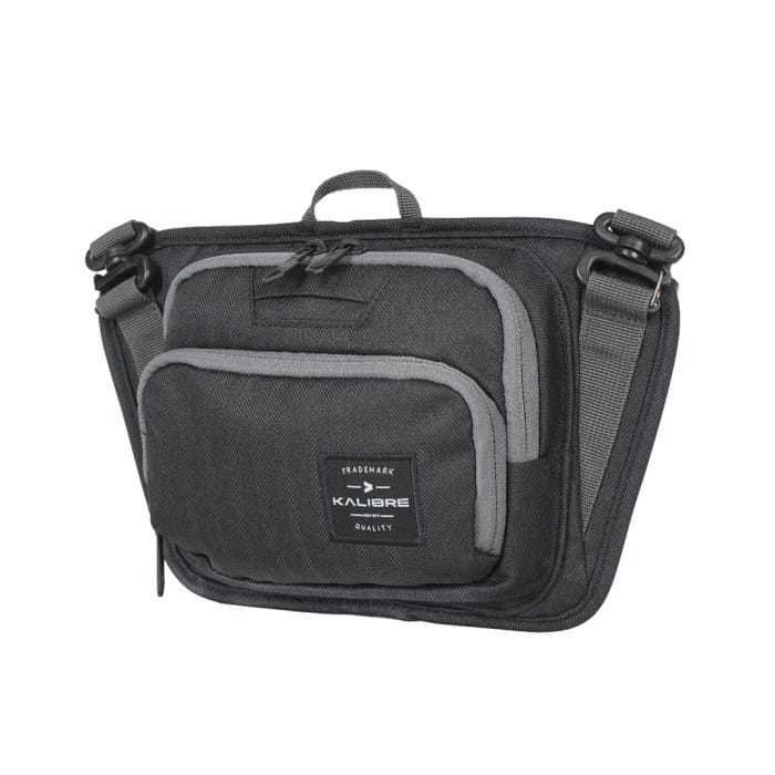 NEW-Tas slempang- Tas Pria-Slingbag-Tas Selempang Kalibre Niven Hitam Muat Ipad-Tab mini"