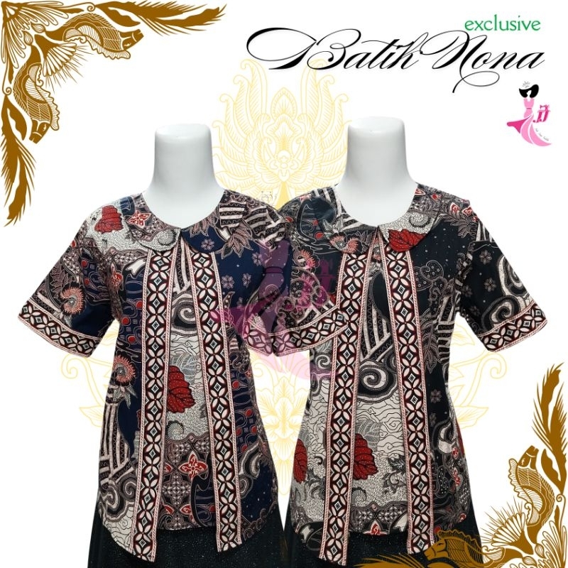 blouse batik wanita modern / batik wanita / blouse batik / batik wanita cantik / batik wanita modern