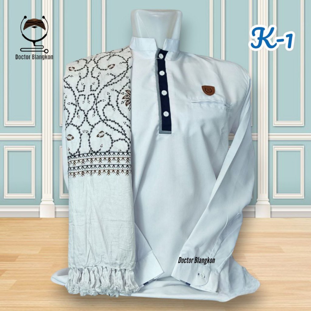 Sorban Rida Kashmiri Motif Batik Printing Komputer | Sorban Buya Yahya Ngaji Ramadhan Lebaran Muslim