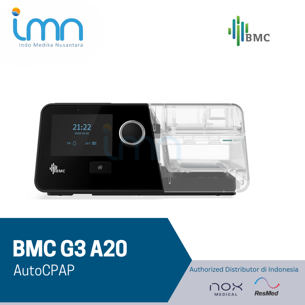 BMC G3 A20 Auto CPAP - Alat Terapi CPAP Anti Dengkur dan Sleep Apnea