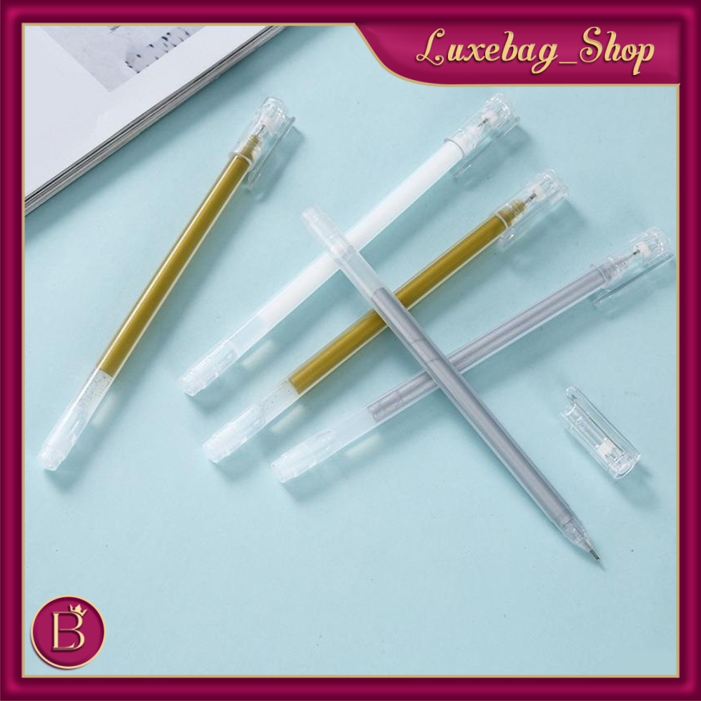 

LB Pulpen Tinta Samoyed Pulpen Tinta Warna Putih/Emas/Silver Gel Ink Pen Metalic Pen S118