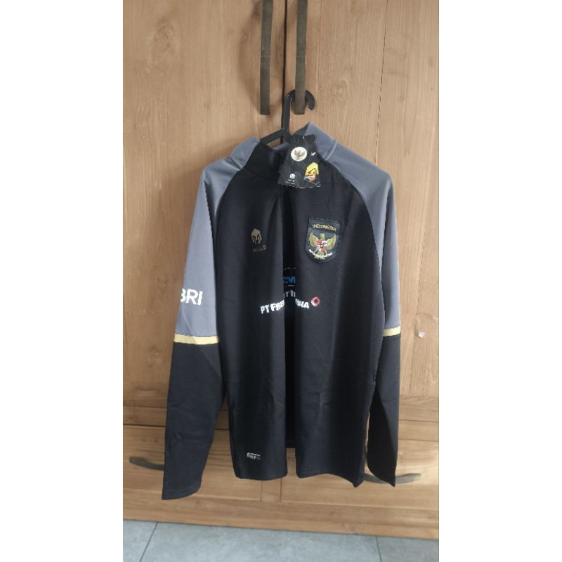 Jaket Halfzipper Timnas Indonesia Original Mills