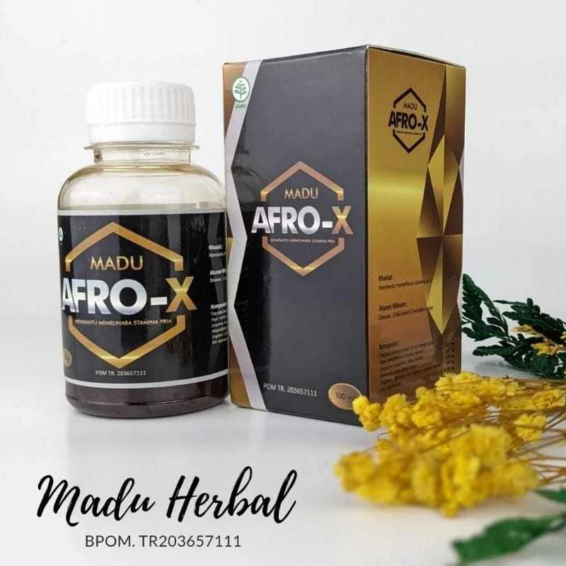 MADU AFRO X OBAT KUAT PRIA ORIGINAL 100% BPOM OBAT KUAT TAHAN LAMA