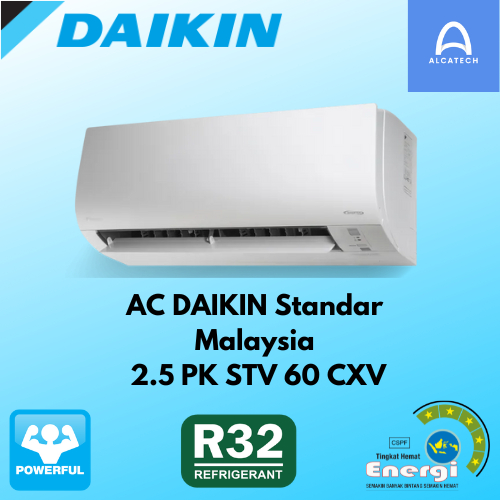 AC Daikin 2.5 PK STV60CXV Standard Malaysia