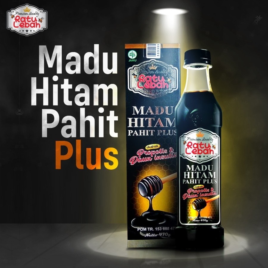 

Madu Hitam Pahit Plus Propolis Ratu Lebah isi 470 gram | Madu Hitam Ratu Lebah Plus Formula Baru