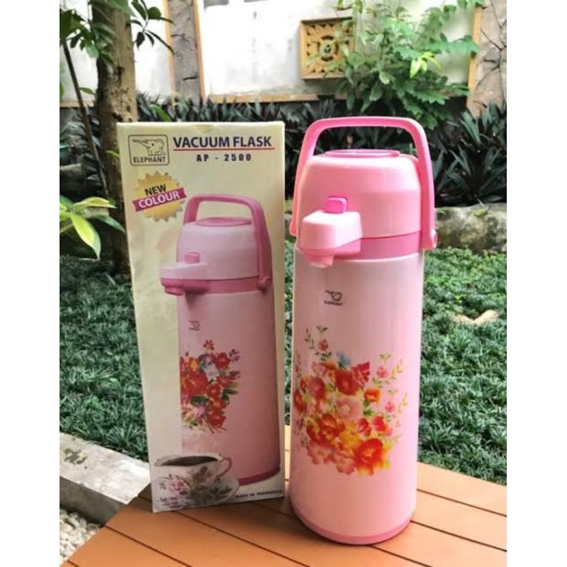 termos pencet/termos air panas Elephant 2.5liter
