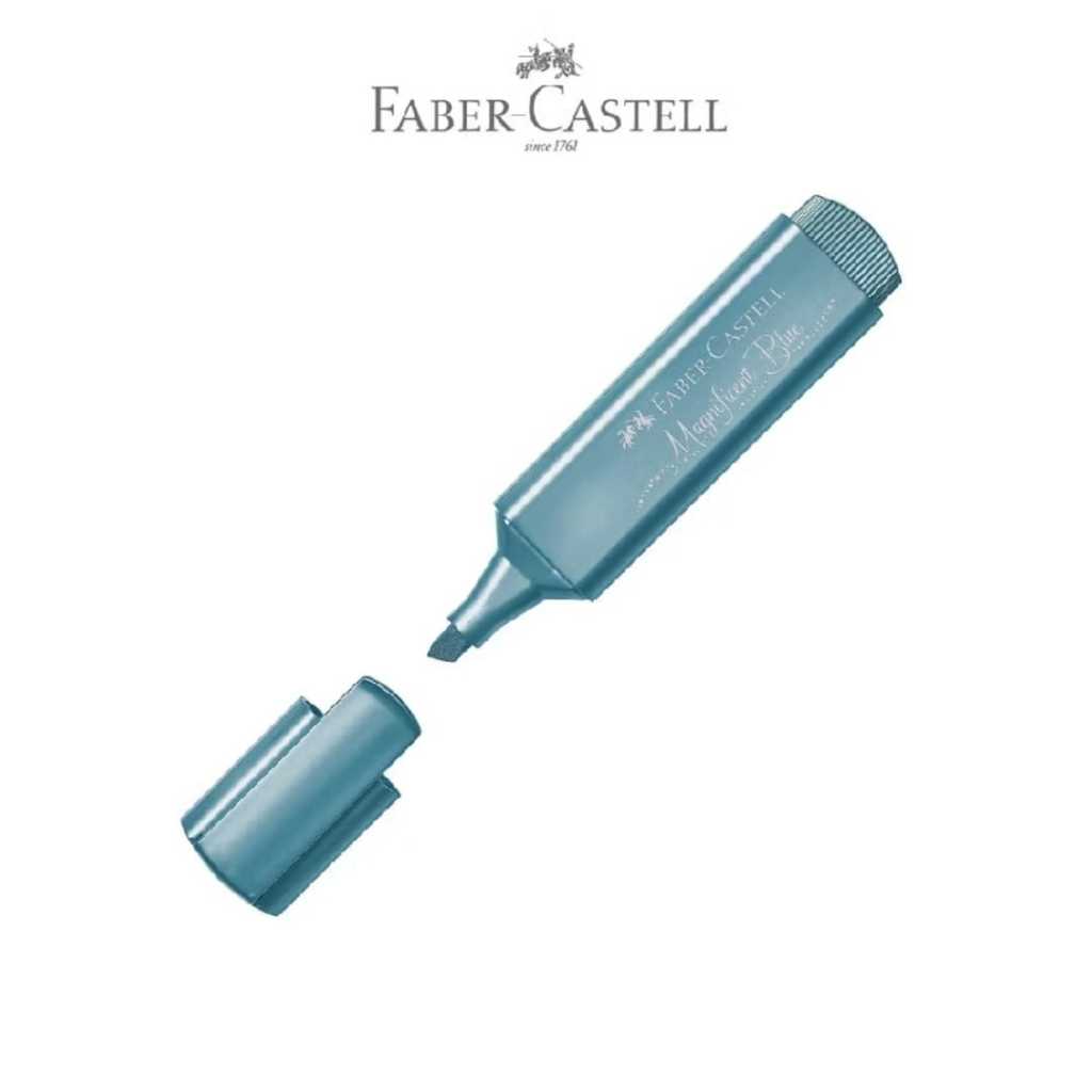 

Texliner Metalic Magnificent Blue Faber Castell 154647 Highlighter 46 Metalic