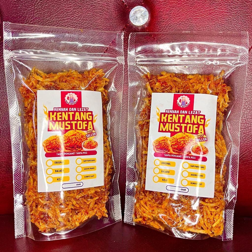 

TERLARIS - 125 GRAM KENTANG MUSTOFA KERING RASA BALADO PEDAS - KRIPIK KENTANG MUSTOFA RENYAH ENAK GURIH PEDAS