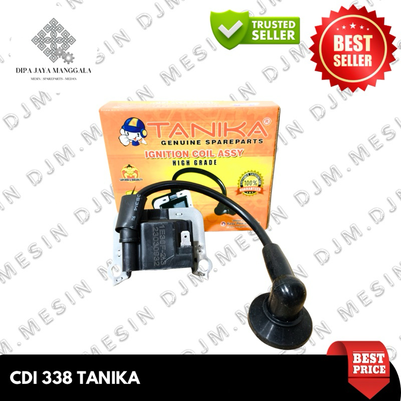 Cdi Coil Koil Ignition TNK328 ER Tanika Mesin Potong Rumput 2 Tak BG328 328 Mesin Babat Rumput Sinso