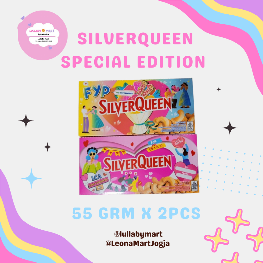 

SILVERQUEEN special pack Ceshew Almond 55gr X 2pcs