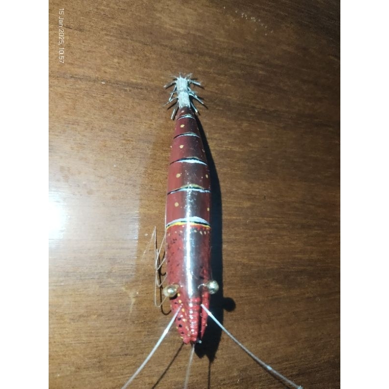 Umpan Pancing Cumi-Cumi dari Kayu Asli Joss