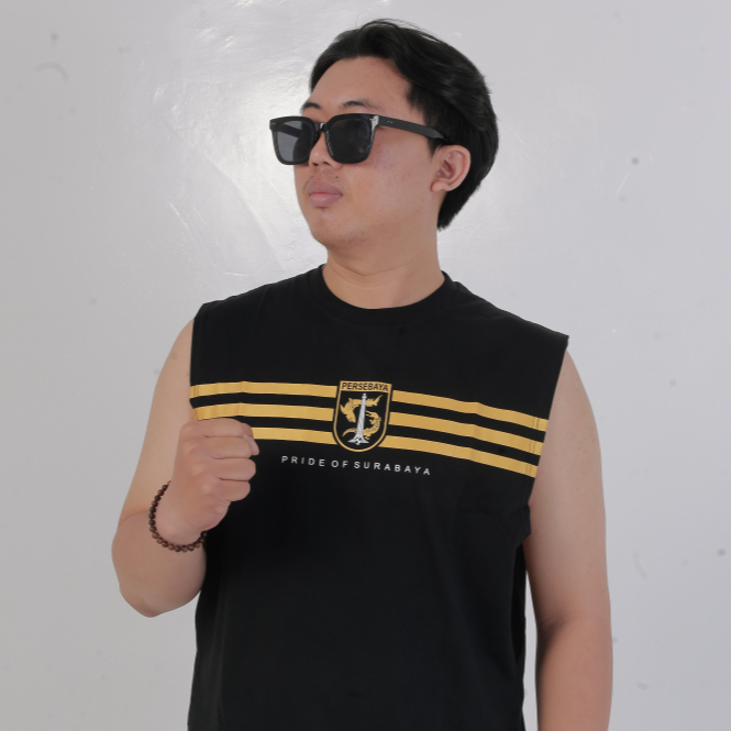 Kaos Singlet Persebaya - Garis Emas