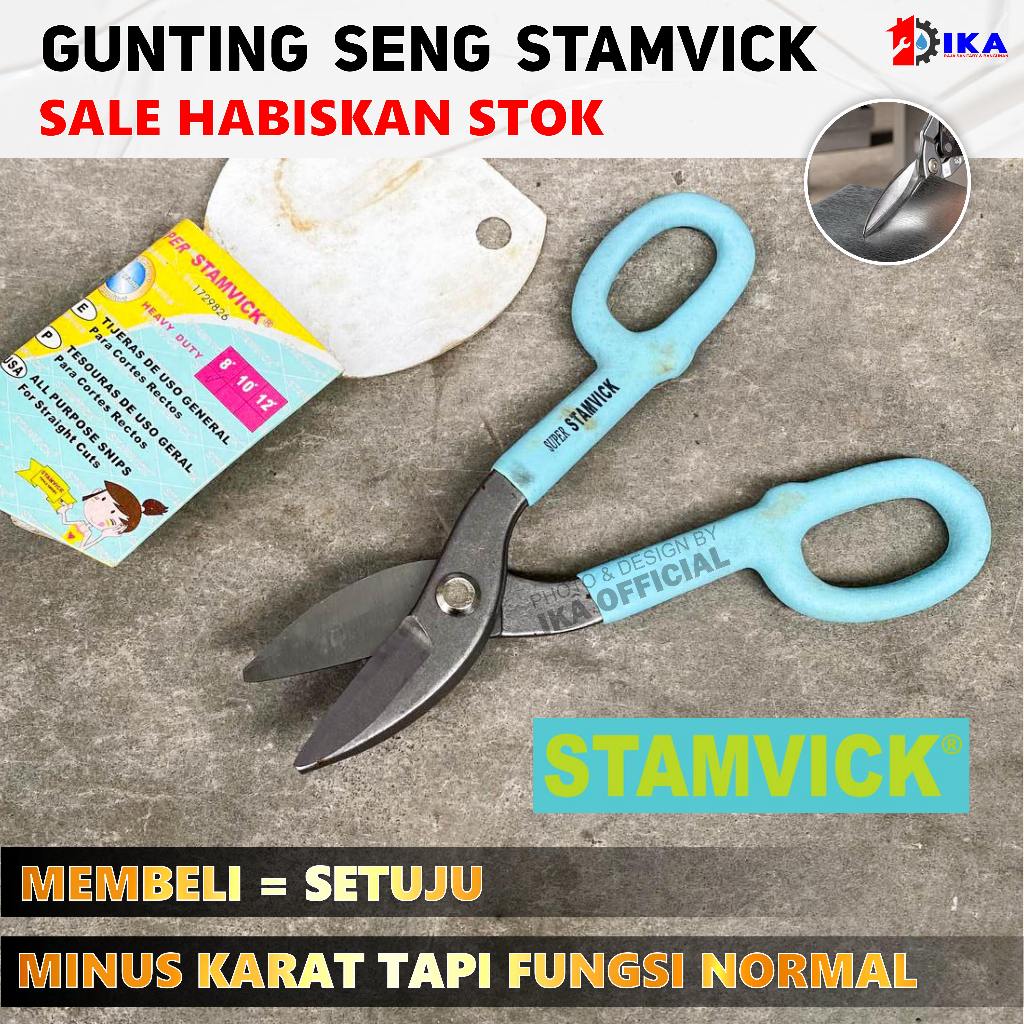Gunting Seng / Gunting Baja Ringan / Gunting Besi Kawat 8 inch STAMVICK / Gunting Seng / Gunting Kaw