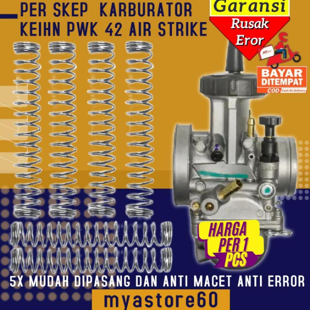 Per Karburator Carburator Karbu Carbu PWK Air Strike Anti Karat Pegas Baja Skep Sekep Tutup Kotak Ka