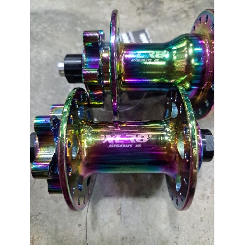 Hub sepeda XLR8 Rainbow 32hole 6bolt
