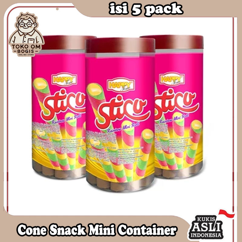 

Happy Time Astor Sticu Mini Wafer Roll Rainbow 33gr (3 Toples)