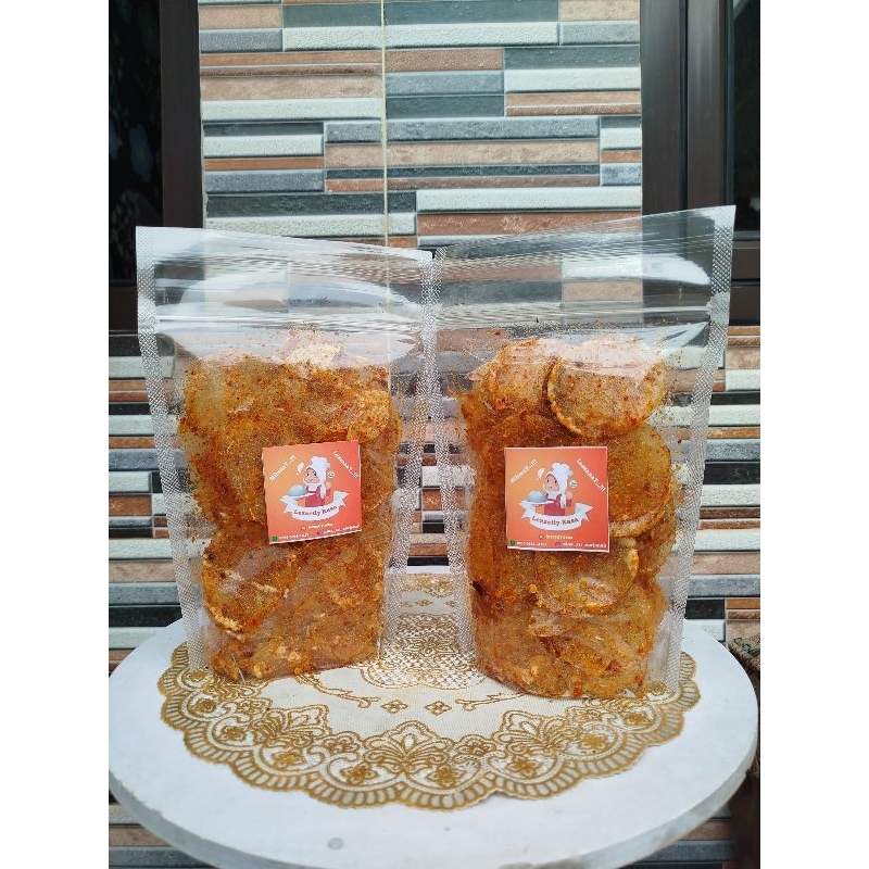 

keripik Kaca Kering Pedas Gurih Daun Jeruk Kripca