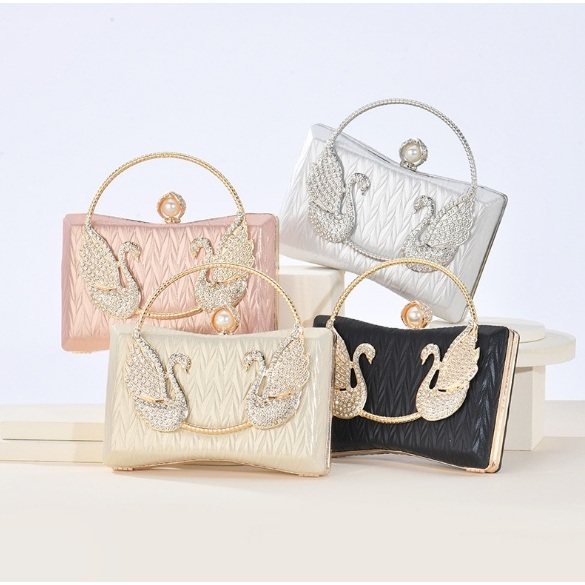 CK 02 Tas Pesta ANGSA Besi Jinjing Wanita CLUTCH BAG TAS PESTA PREMIUM
