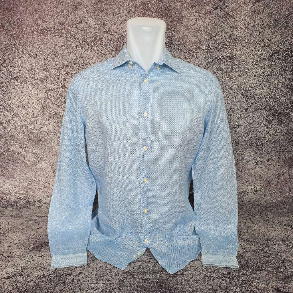 Baju Kemeja Panjang ZARA MAN - Size XL / Lebar 56 cm - Original - Second