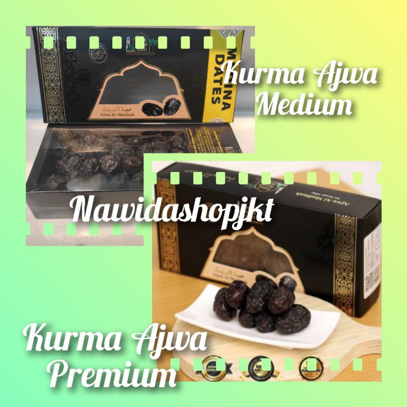 

Kurma Ajwa Al Madinah 500gr Medium Premium Empuk Enak Legit