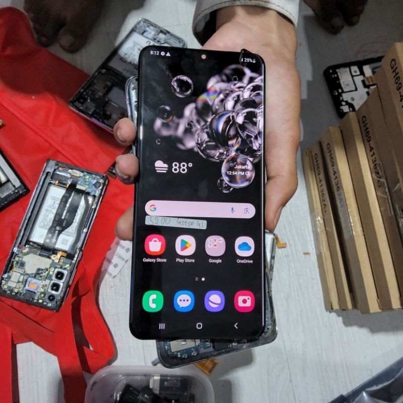 LCD SAMSUNG GALAXY S20 ULTRA ORIGINAL COPOTAN SAMSUNG ASLI 100% CABUTAN ORI LCD