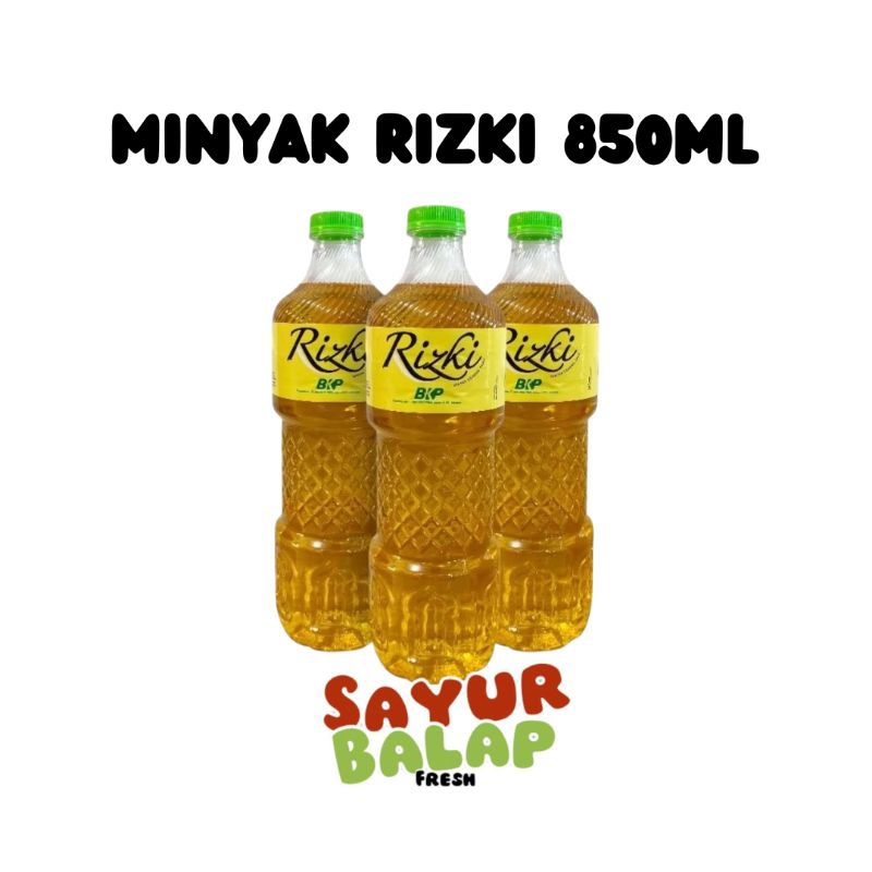 

Minyak Goreng Rizki 850ml Minyak Rizki Botol 800ml