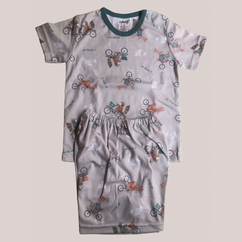 Baju bayi murah/ setelan bayi/ Tokusen/ calmet/ usia 9-12 bulan